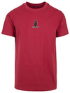Koszulka - Horse Dad Round Neck - Burgundy