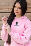 Cozy Bluza dla Koniary - Horse Mom Oversize - Soft Pink