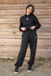 Cozy Spodnie Dresowe dla Koniary - Horse Mom - Black