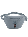 Regulowana nerka saszetka na smaczki z haftem Onesize - SAMIRA - Blue Grey