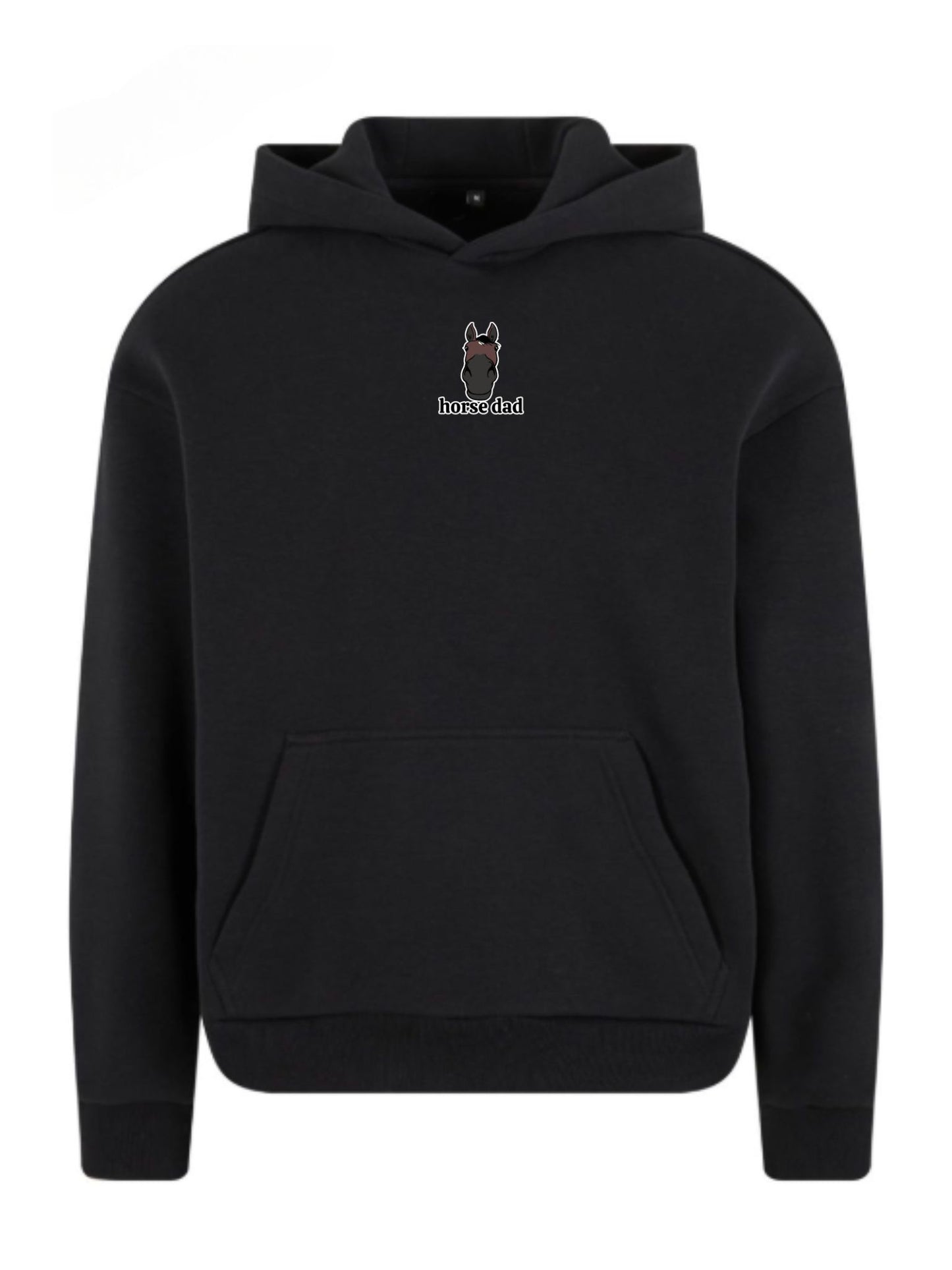 Cozy Bluza dla Koniarza - Horse Dad Oversize - Black