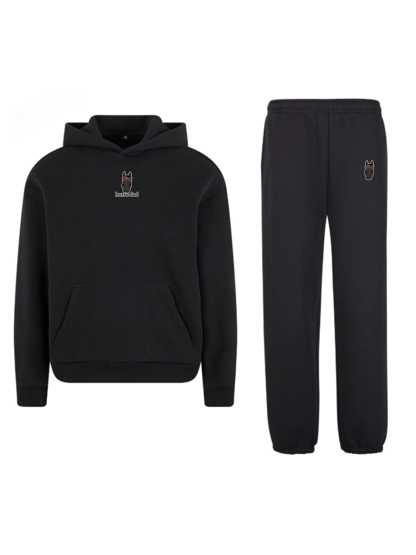 Cozy Komplet Dresowy Dla Koniarza - Horse Dad Oversize