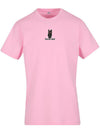 Bawełniana koszulka dla Koniarza z haftem "horse dad" Slim - RIDER- Soft Pink