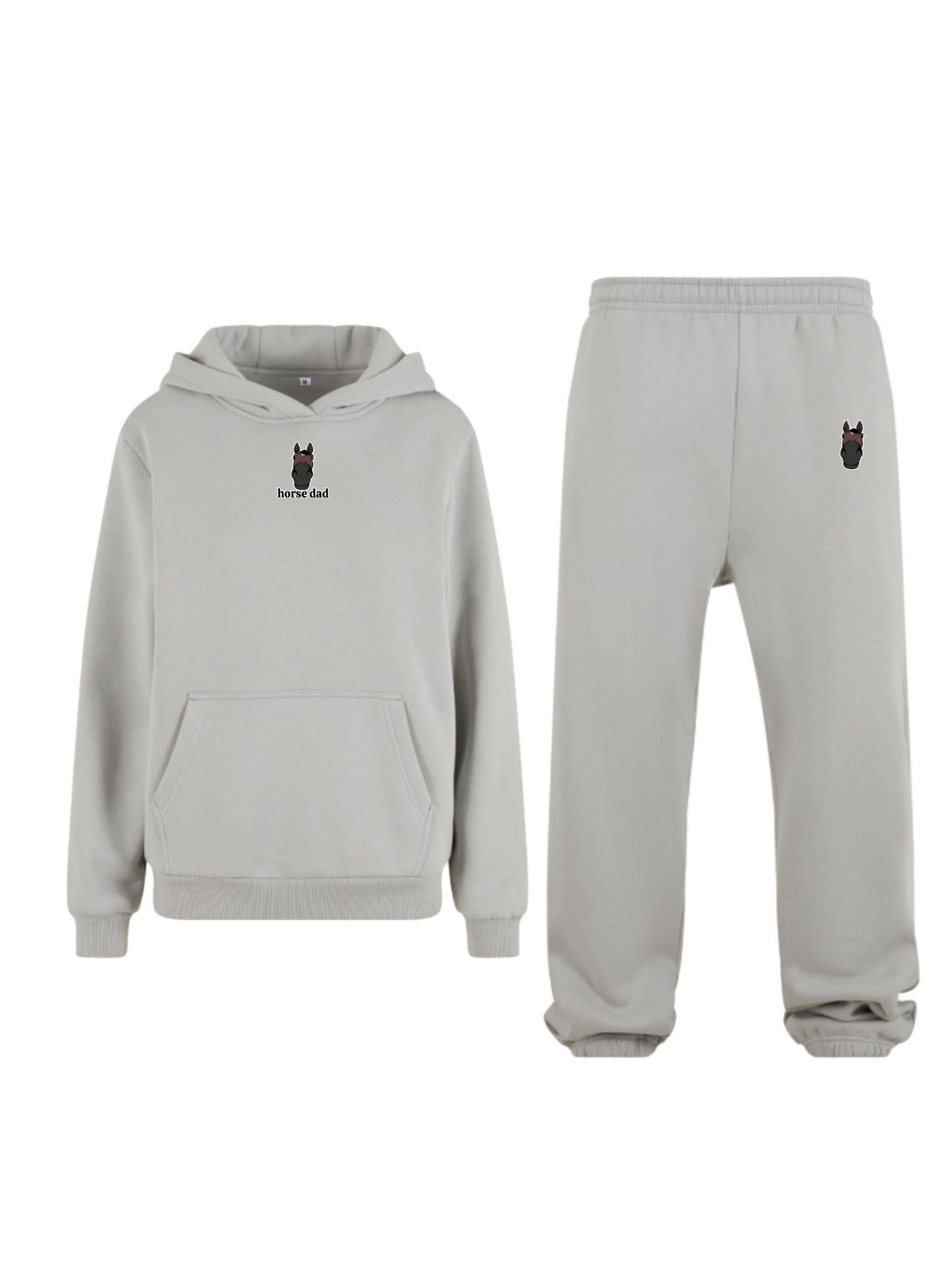 Cozy Komplet Dresowy Dla Koniarza - Horse Dad Oversize