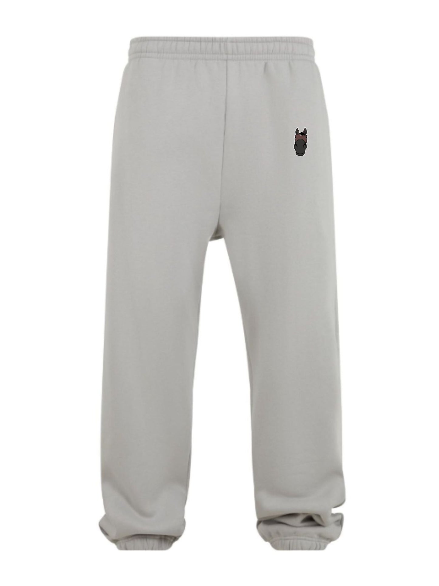 Cozy Spodnie Dresowe dla Koniarza - Horse Dad - Light Asphalt