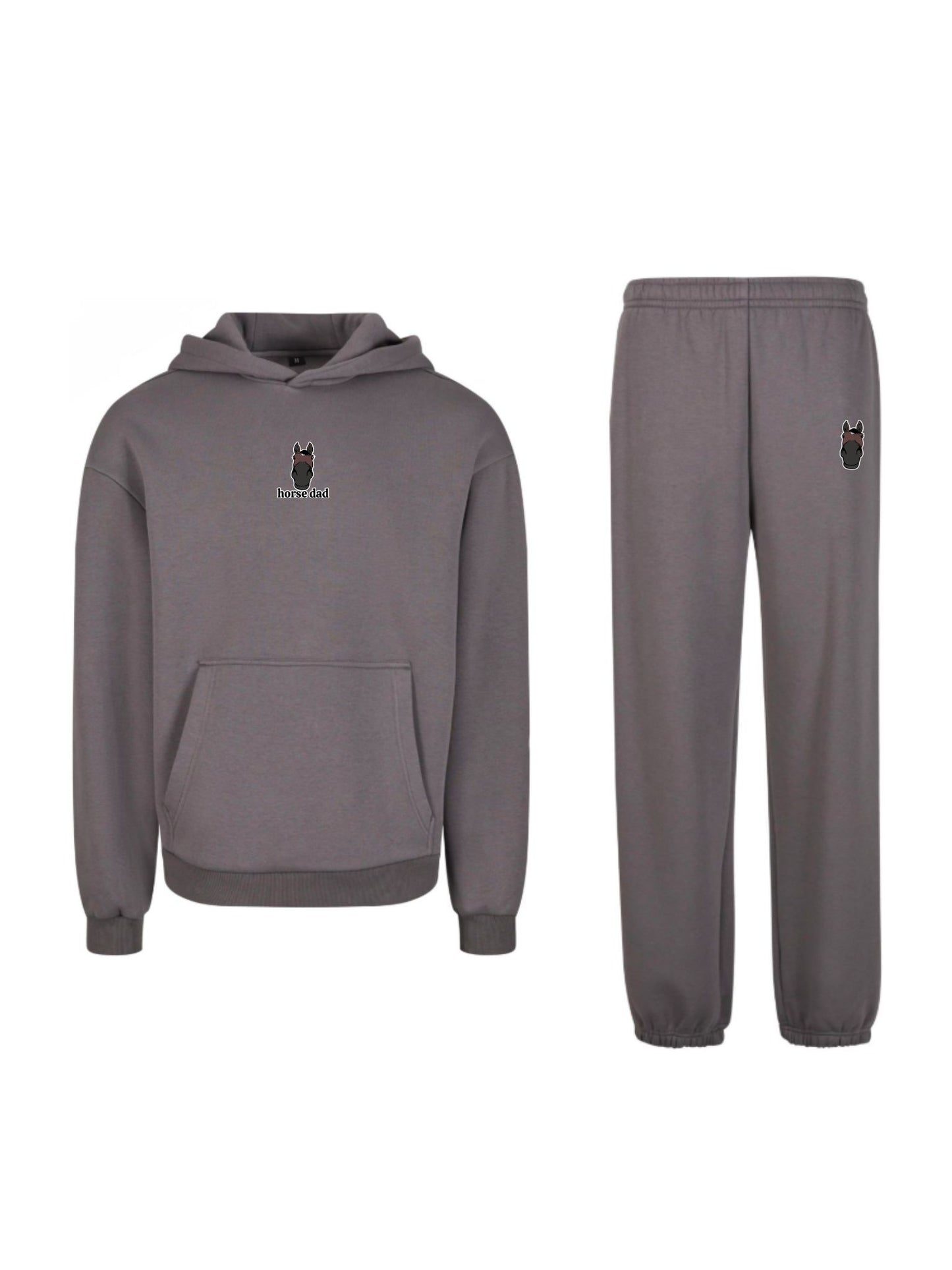 Cozy Komplet Dresowy Dla Koniarza - Horse Dad Oversize
