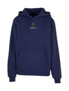 Miękka bluza z haftem "horse mom" dla Koniary Oversize - COZY - Navy