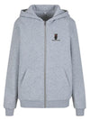 Cozy Rozpinana Bluza dla Koniary - Horse Mom Oversize - Heather Grey