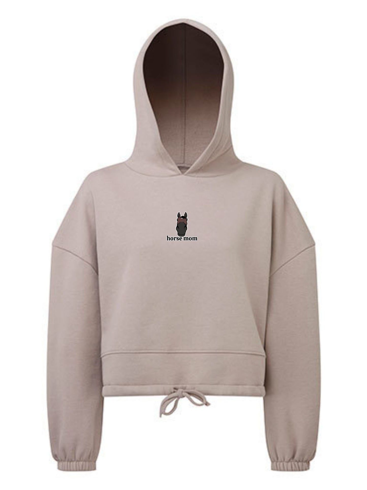 Cozy Bluza ze Ściągaczem - Horse Mom - Stone