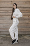 Cozy Spodnie Dresowe dla Koniary - Horse Mom - Light Asphalt