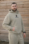 Cozy Bluza dla Koniarza - Horse Dad Oversize - Pale Olive