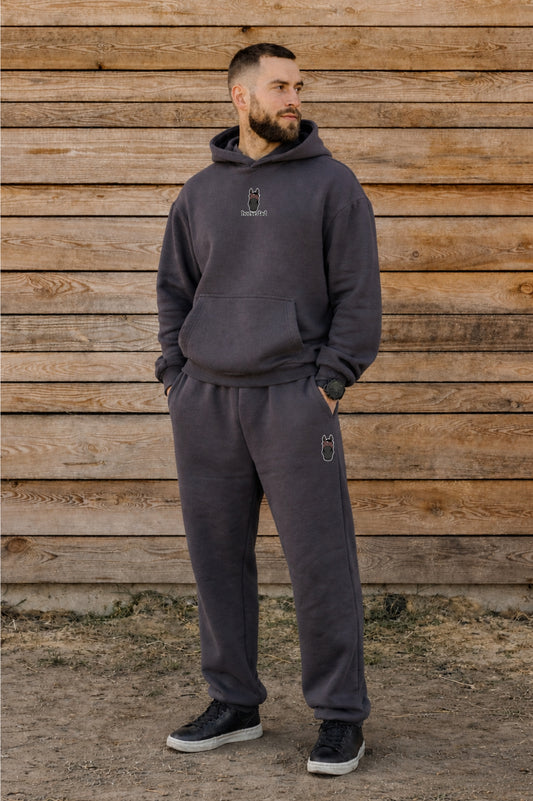Cozy Komplet Dresowy Dla Koniarza - Horse Dad Oversize - Magnet
