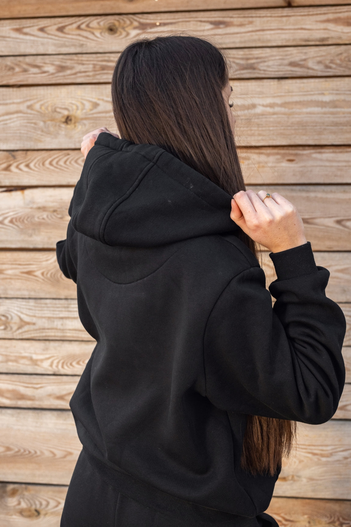 Cozy Bluza dla Koniary - Horse Mom Oversize - Black