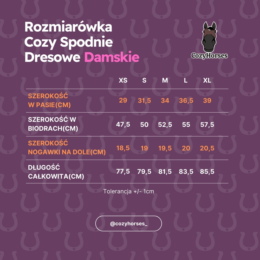 Cozy Komplet Dresowy Dla Koniary - Horse Mom Oversize - Pale Olive