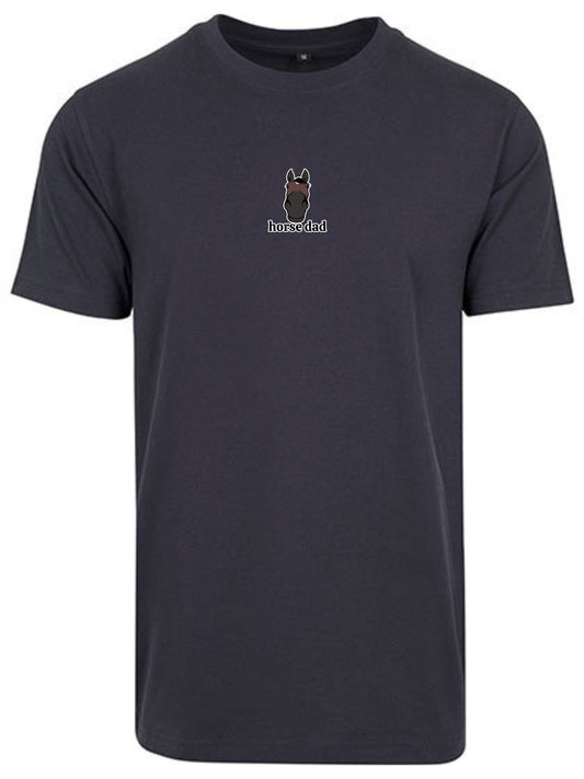 Koszulka - Horse Dad Round Neck - Navy