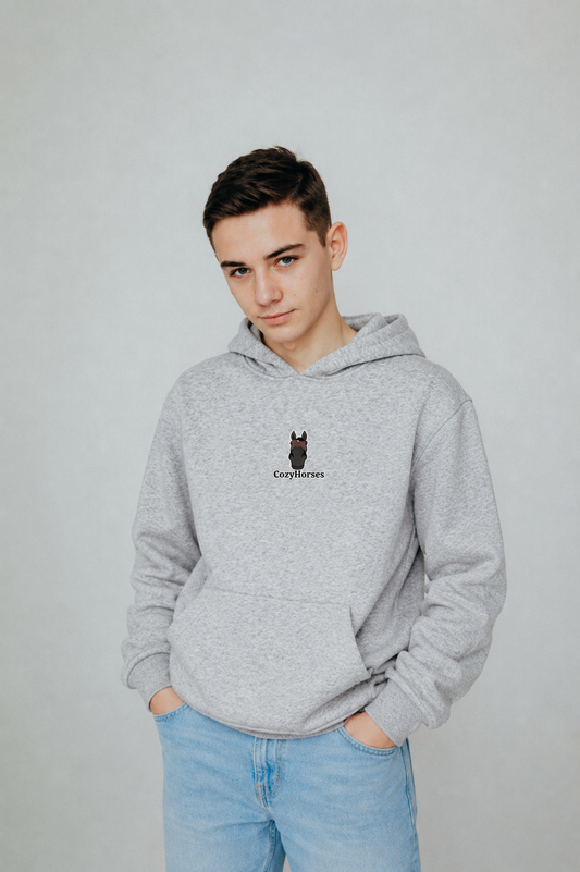 Bluza dla Dzieci Basic - CozyHorses - Heather Grey