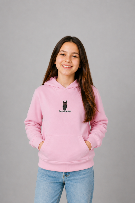 Bluza dla Dzieci Basic - CozyHorses - Soft Pink