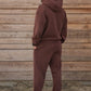 Cozy Komplet Dresowy Dla Koniarza - Horse Dad Oversize - Chocolate Brown