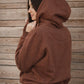 Cozy Bluza dla Koniary - Horse Mom Oversize - Chocolate Brown