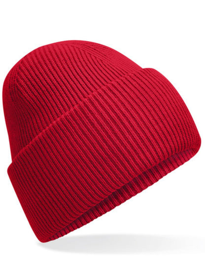 Miękka czapka zimowa z haftem Onesize - SAMIRA - Classic Red