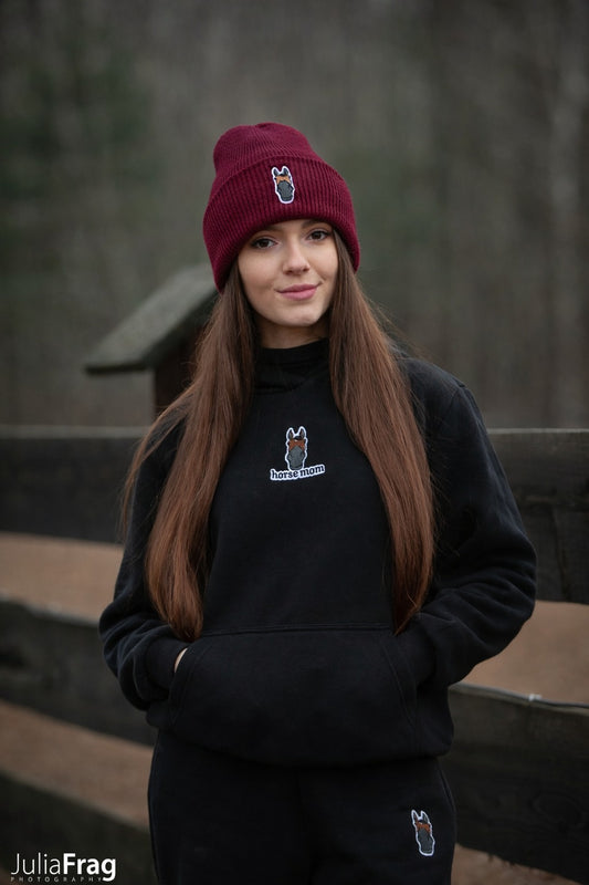 Czapka Zimowa Samira - Burgundy