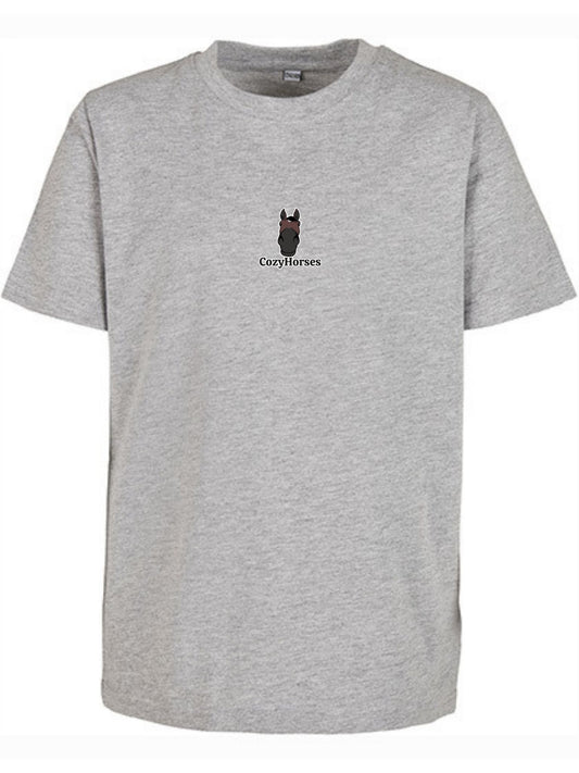 Koszulka dla Dzieci - CozyHorses - Heather Grey