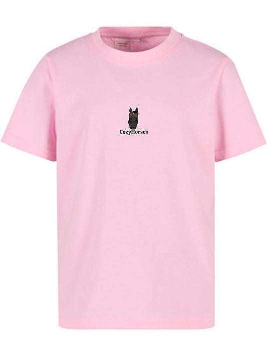 Koszulka dla Dzieci - CozyHorses - Soft Pink