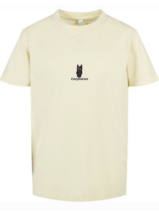 Koszulka dla Dzieci - CozyHorses - Soft Yellow