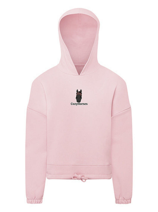 Cozy Bluza ze Ściągaczem dla Dzieci - CozyHorses - Light Pink