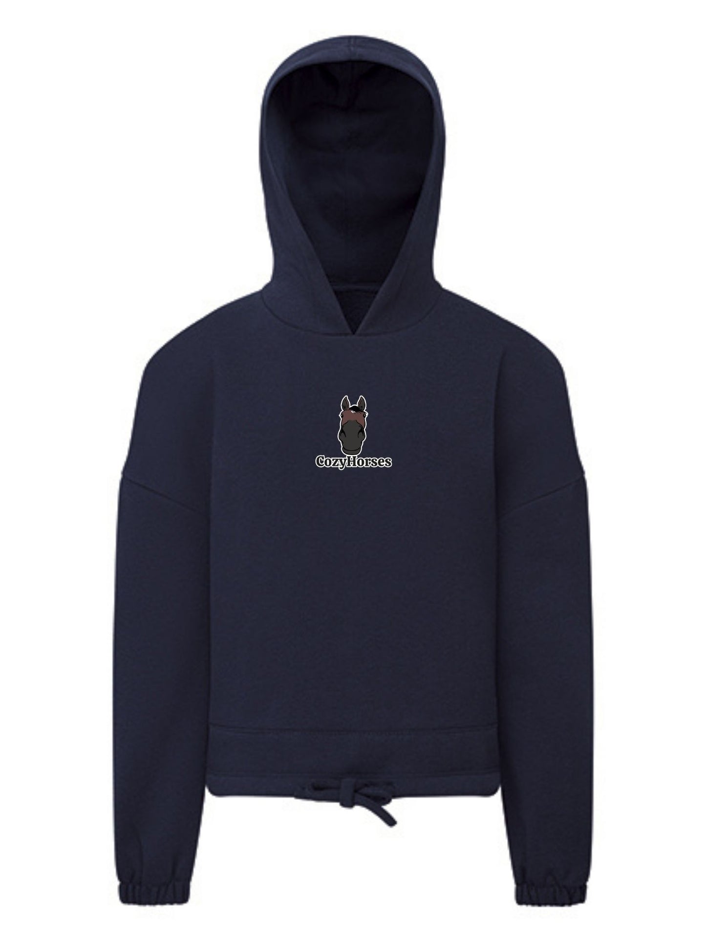 Cozy Bluza ze Ściągaczem dla Dzieci - CozyHorses - Navy