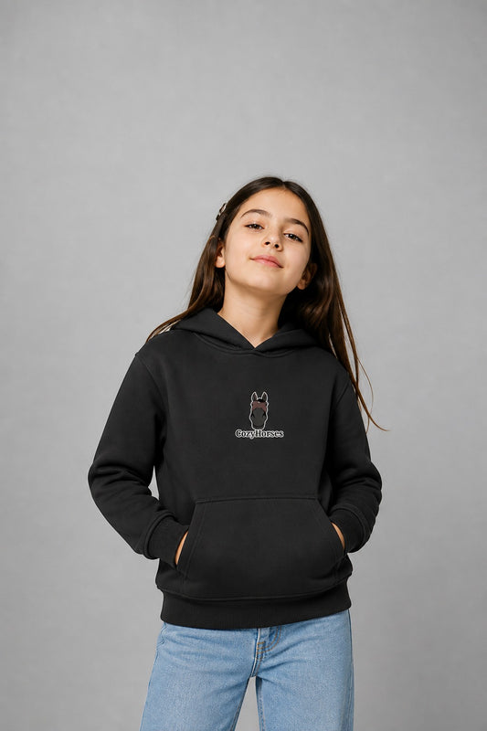 Bluza dla Dzieci Basic - CozyHorses - Black