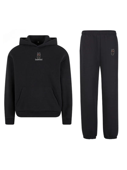 Cozy Komplet Dresowy Dla Koniarza - Horse Dad Oversize - Black