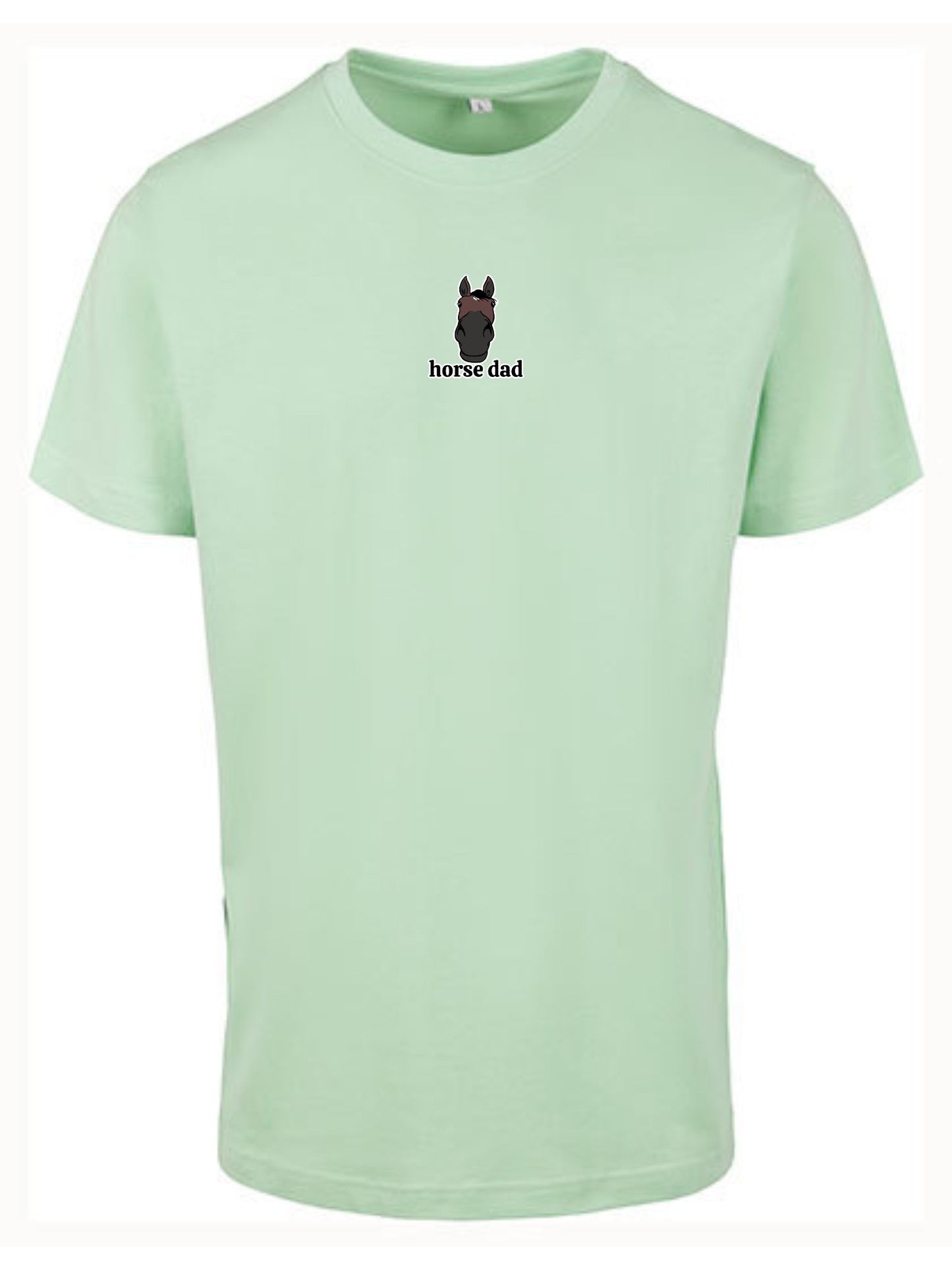 Koszulka - Horse Dad Round Neck - Neo Mint