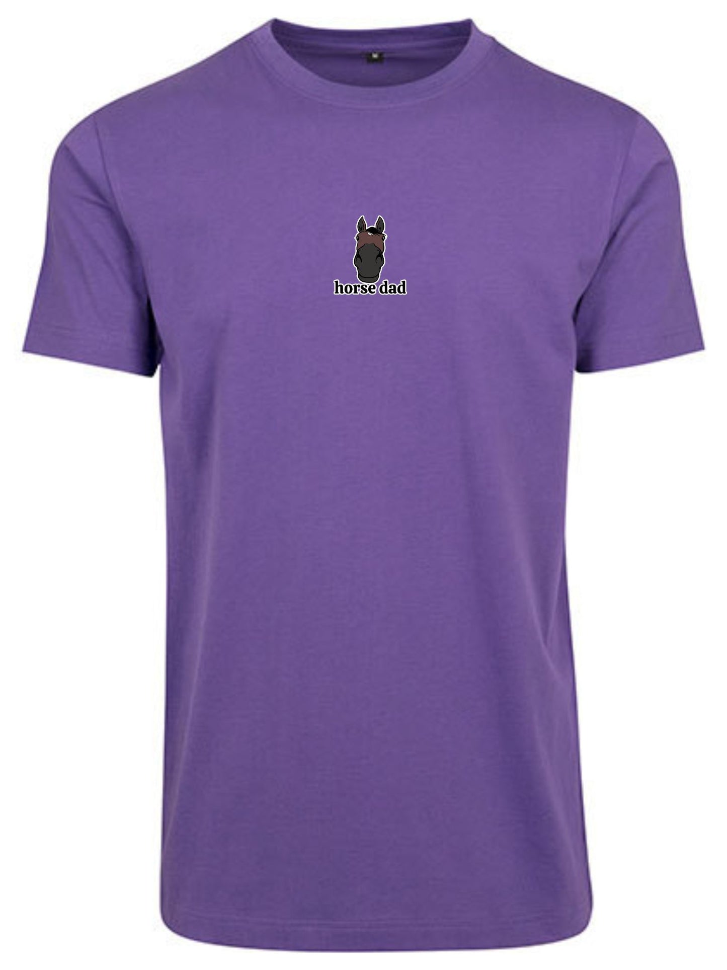 Koszulka - Horse Dad Round Neck - Ultraviolett