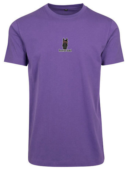 Koszulka - Horse Dad Round Neck - Ultraviolett