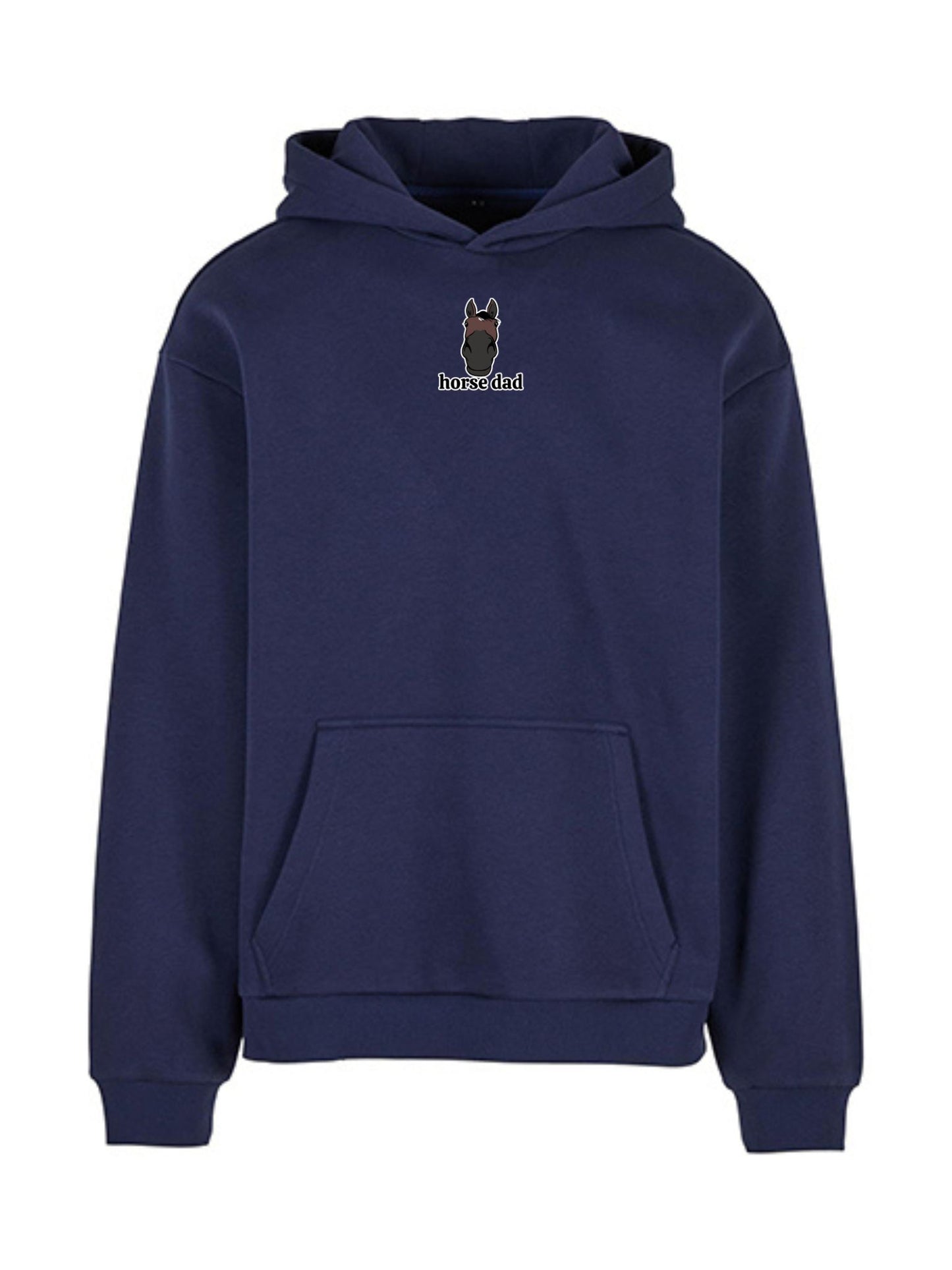 Cozy Bluza dla Koniarza - Horse Dad Oversize - Navy