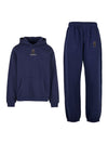 Cozy Komplet Dresowy Dla Koniarza - Horse Dad Oversize - Navy