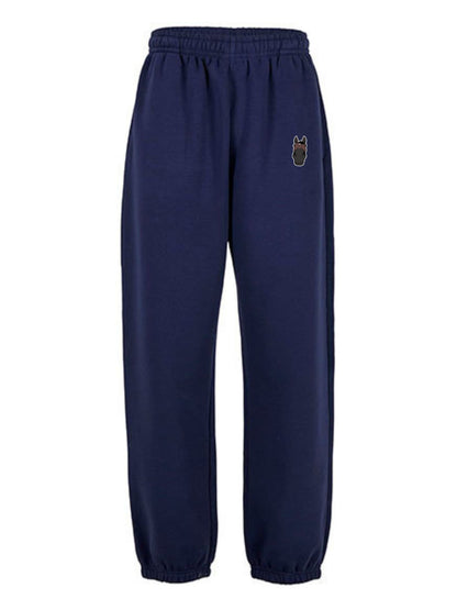 Cozy Spodnie Dresowe dla Koniarza - Horse Dad - Navy