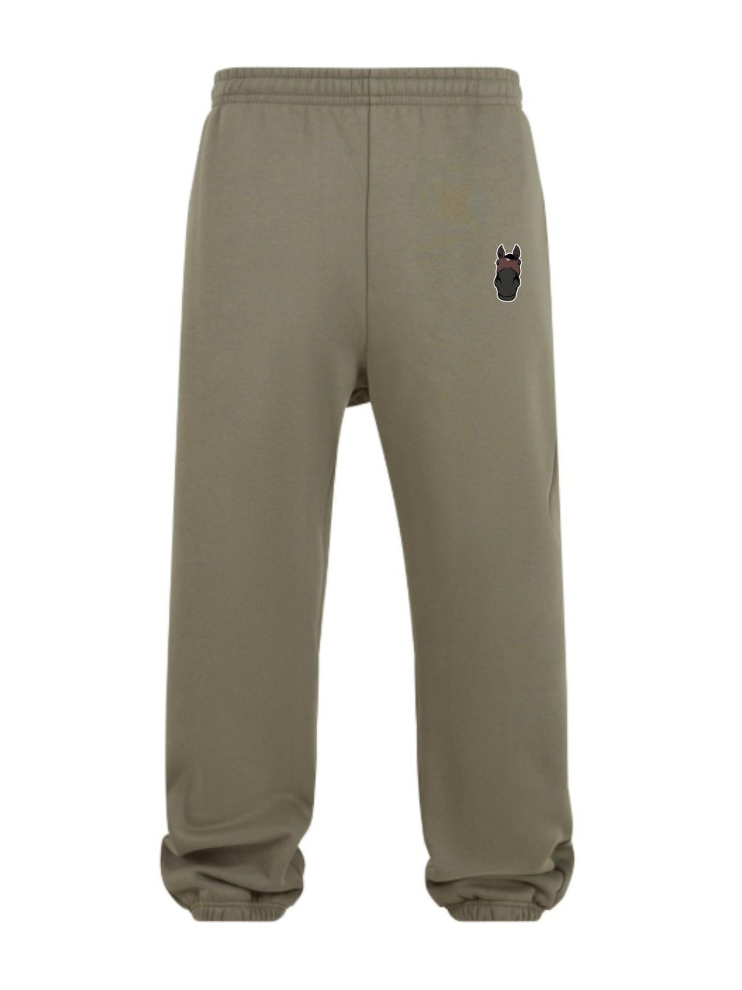 Cozy Spodnie Dresowe dla Koniarza - Horse Dad - Pale Olive