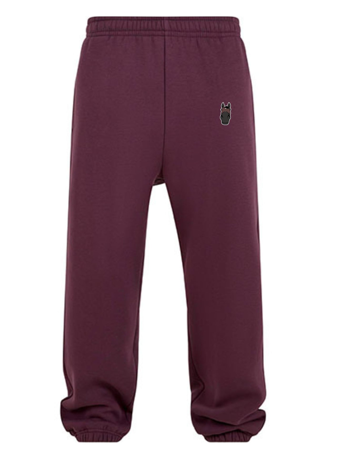 Cozy Spodnie Dresowe dla Koniarza - Horse Dad - Plum Purple