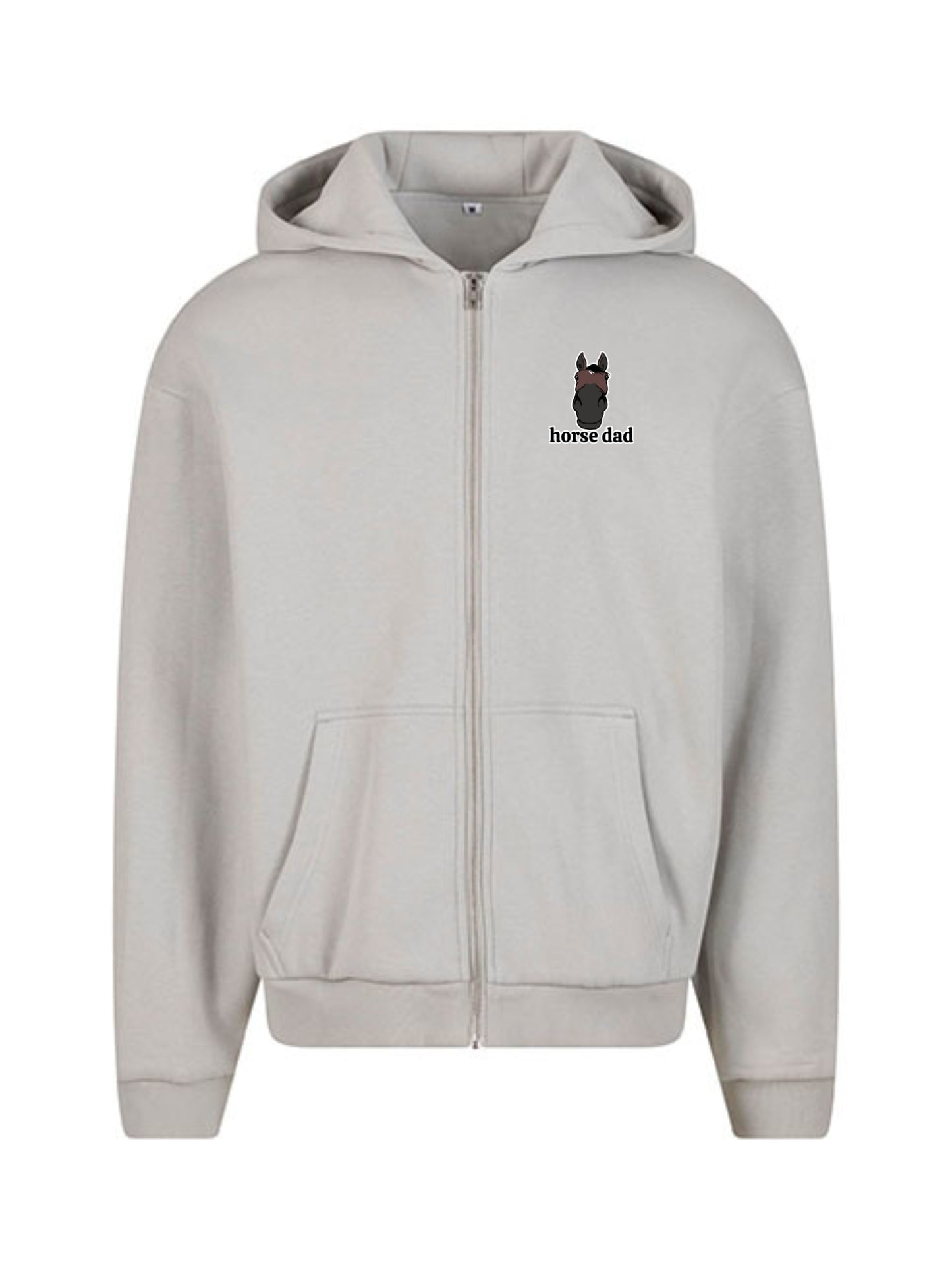 Cozy Rozpinana Bluza dla Koniarza - Horse Dad Oversize