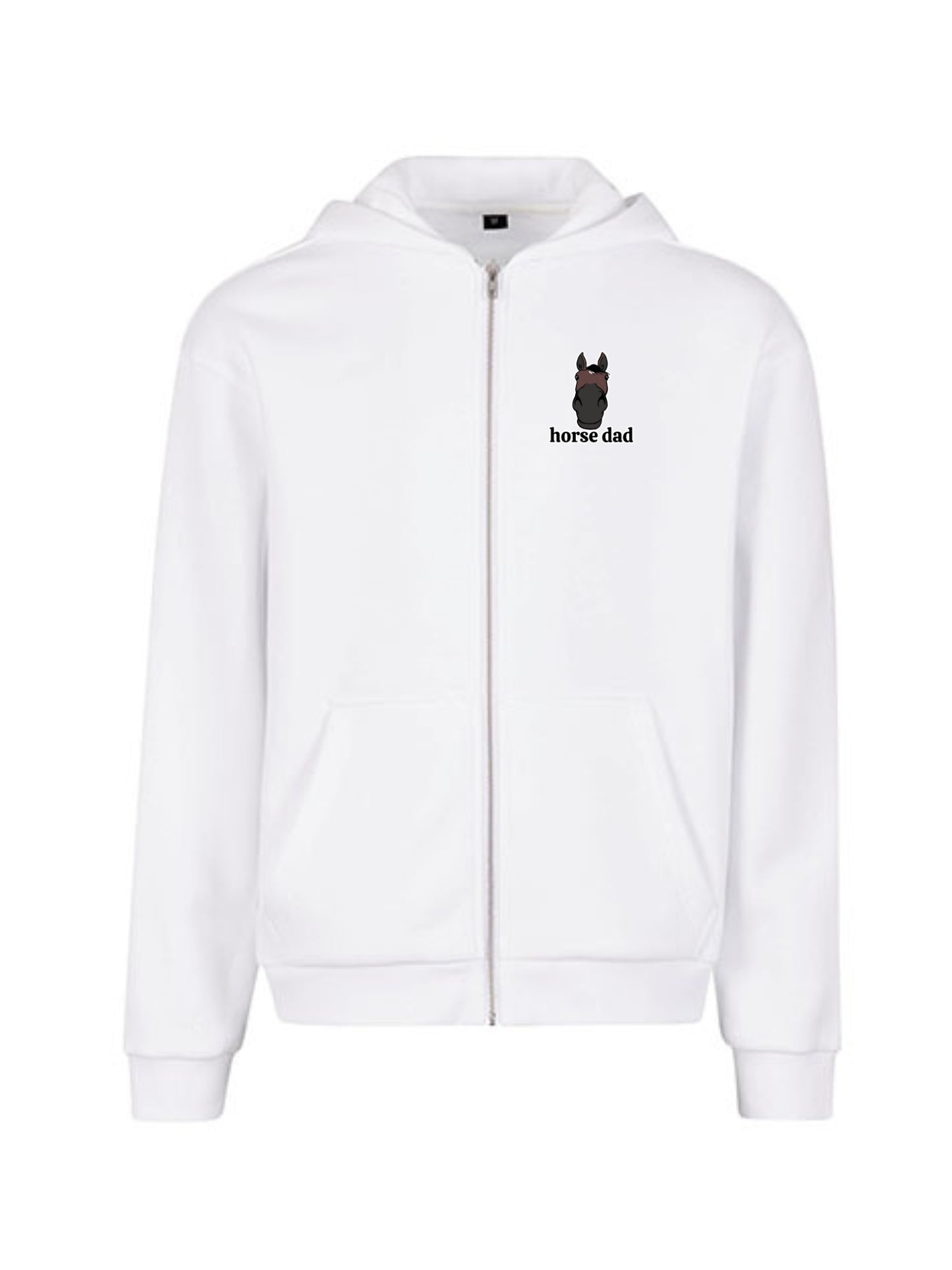 Cozy Rozpinana Bluza dla Koniarza - Horse Dad Oversize