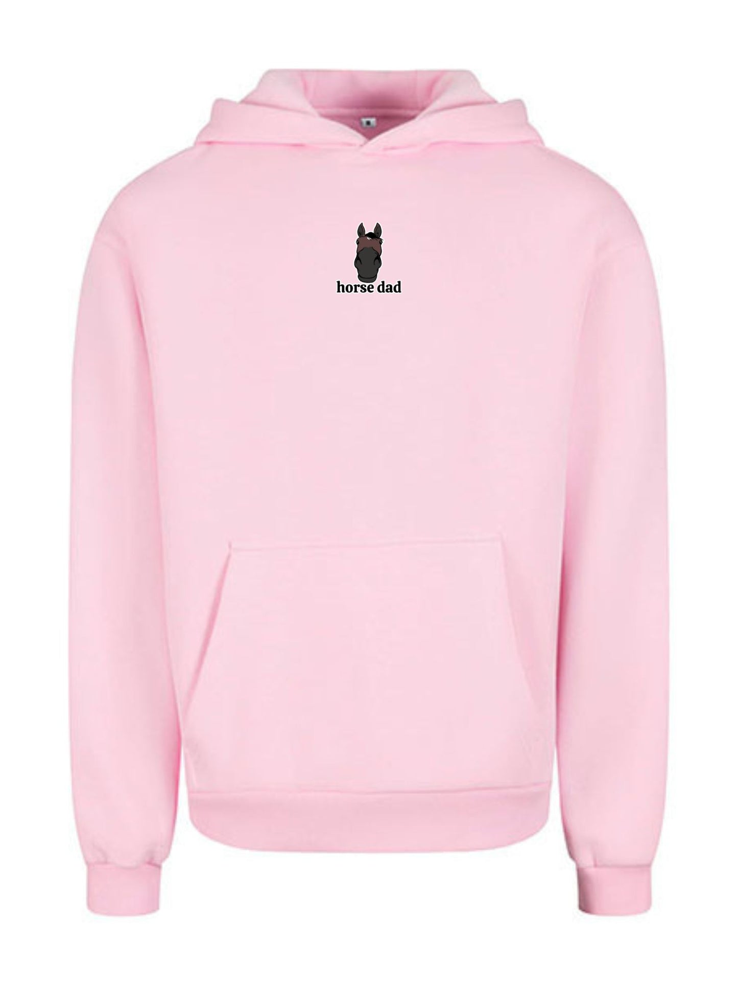 Cozy Bluza dla Koniarza - Horse Dad Oversize - Soft Pink