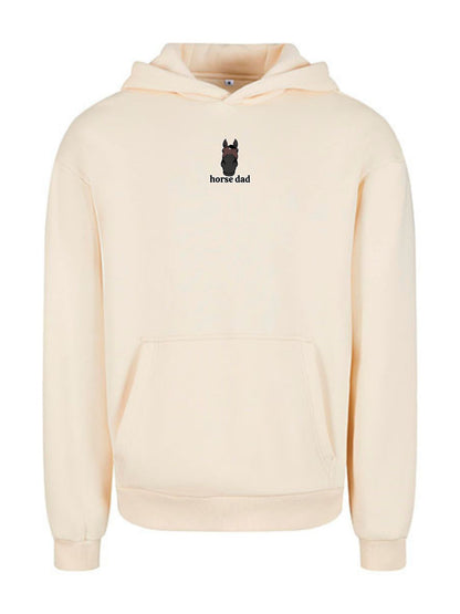 Cozy Bluza dla Koniarza - Horse Dad Oversize - White Sand