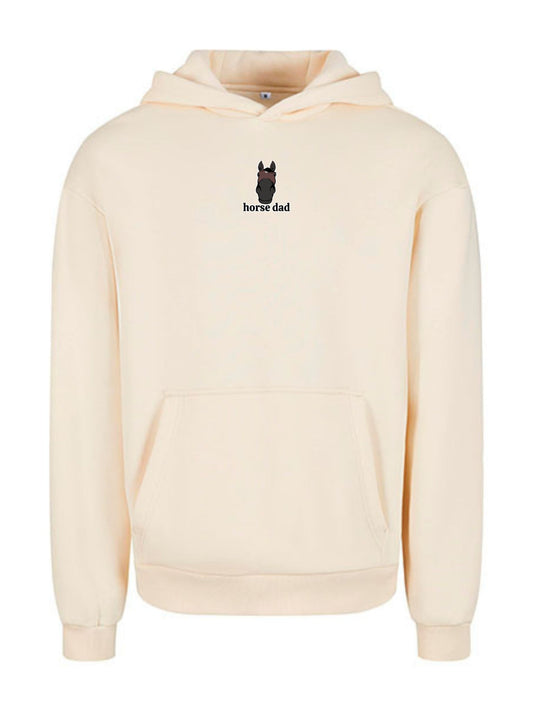 Cozy Bluza dla Koniarza - Horse Dad Oversize - White Sand