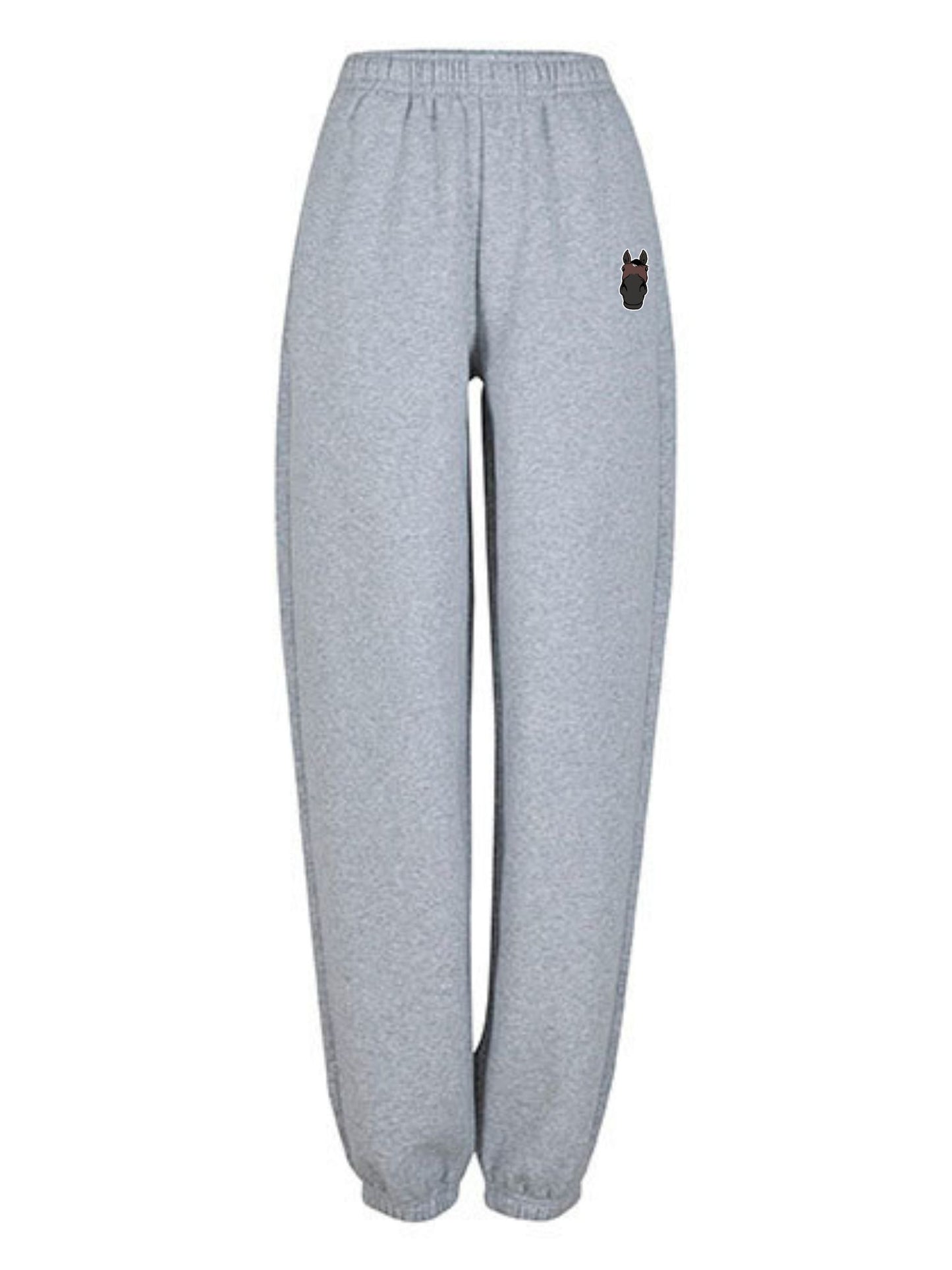 Cozy Spodnie Dresowe dla Koniary - Horse Mom - Heather Grey