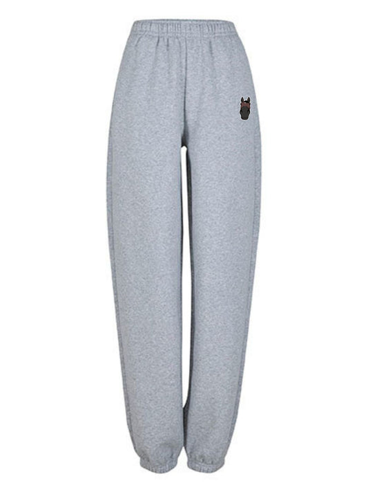 Cozy Spodnie Dresowe dla Koniary - Horse Mom - Heather Grey