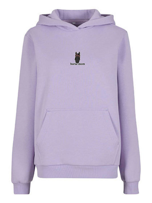 Cozy Bluza dla Koniary - Horse Mom Oversize - Lilac