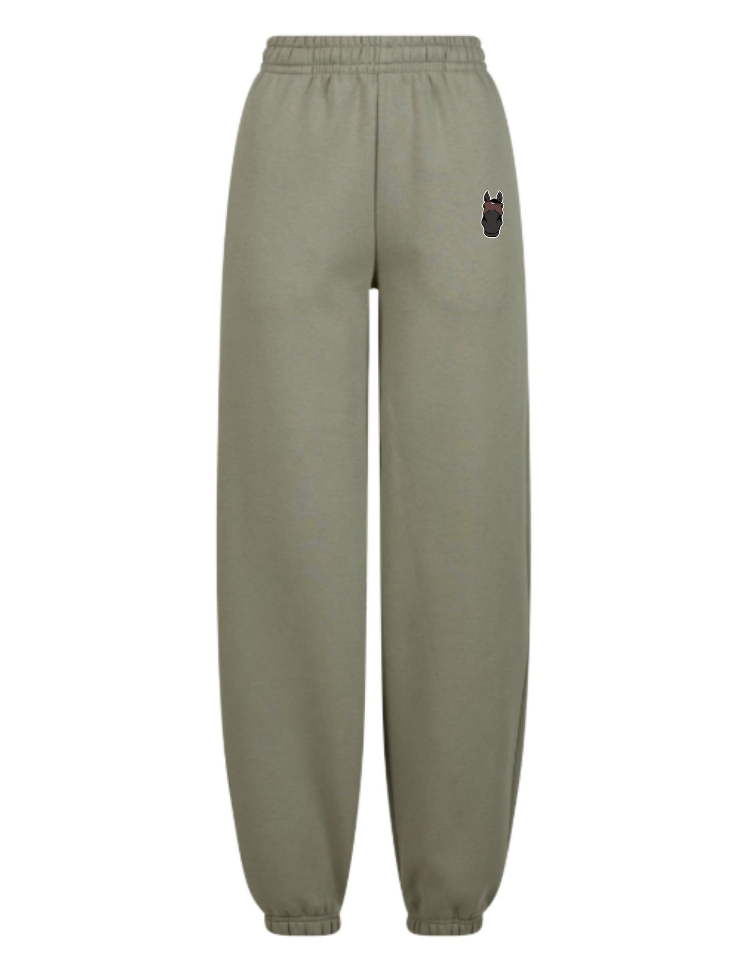 Cozy Spodnie Dresowe dla Koniary - Horse Mom - Pale Olive