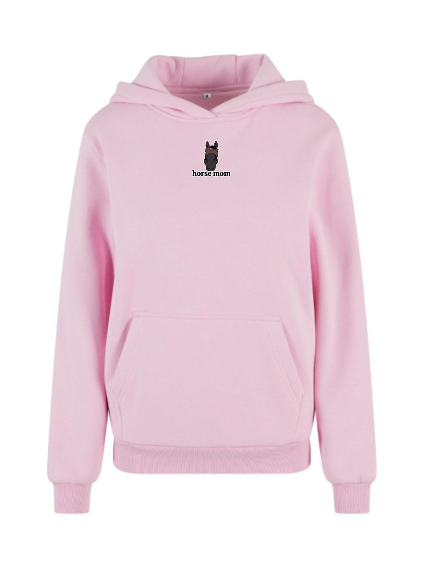 Cozy Bluza dla Koniary - Horse Mom Oversize - Soft Pink